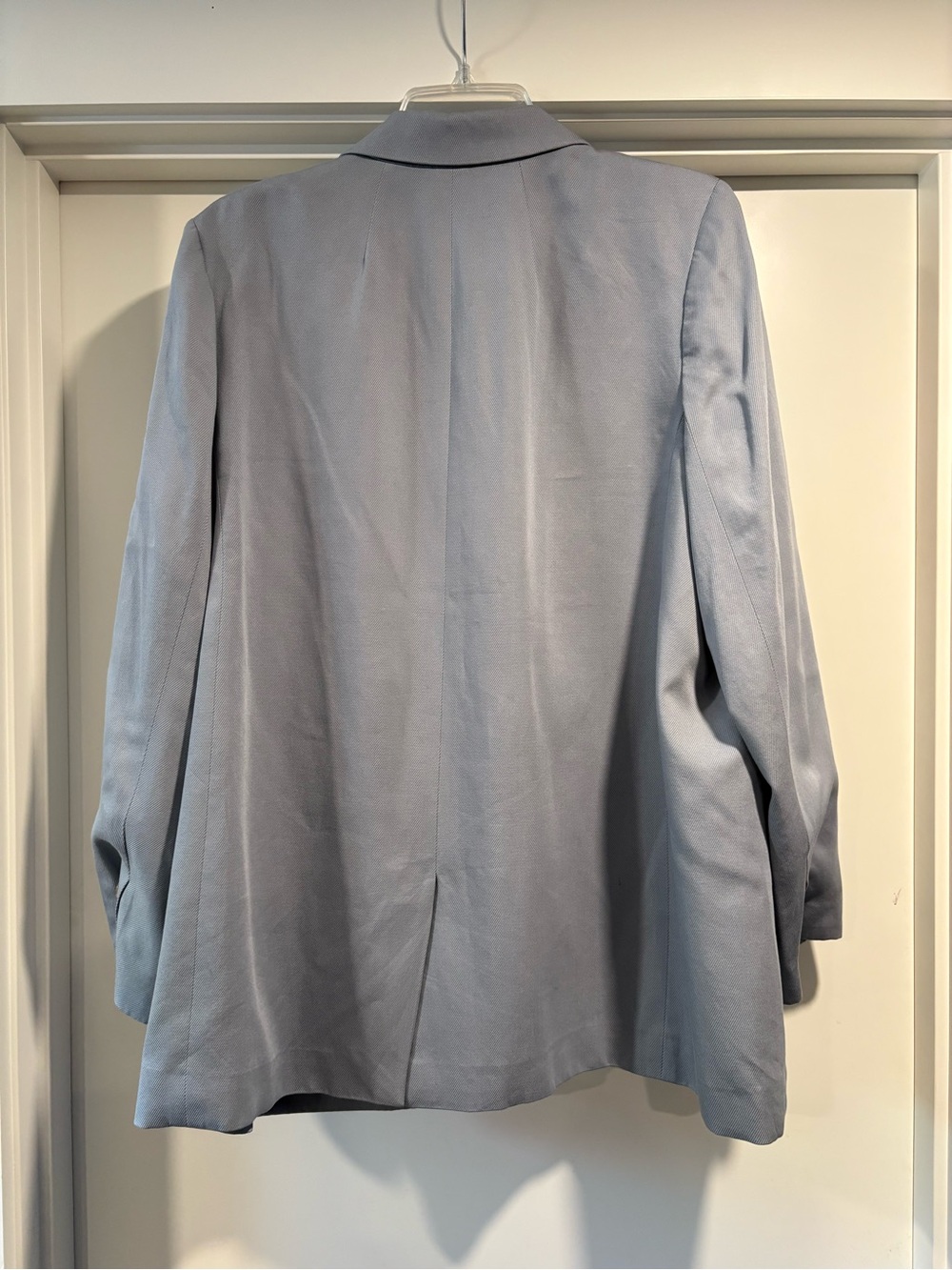 Madewell Light Blue Women’s Blazer in Drapeweave size XXL - Picture 3 of 4